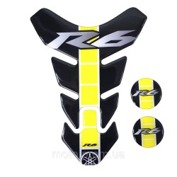 Наклейка на бак NB-21 Yamaha R6 Yellow Наклейка на бак NB-21 Yamaha R6 Yellow