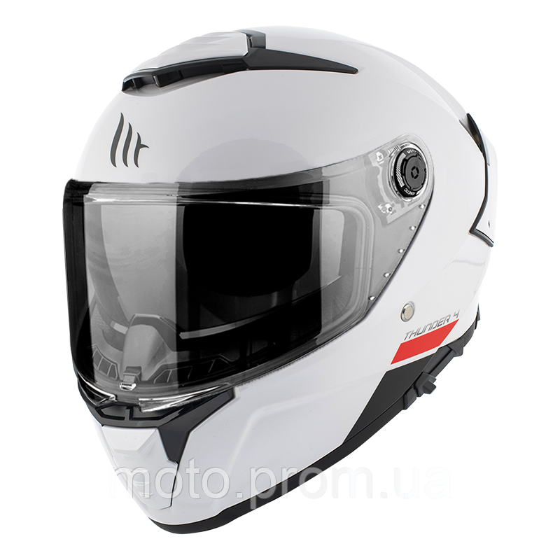 Мотошлем MT THUNDER 4 SV Solid Gloss White L