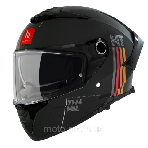 Мотошлем MT THUNDER 4 SV Mil A11 Matt Black XS