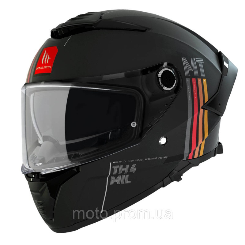 Мотошлем MT THUNDER 4 SV Mil A11 Matt Black XS