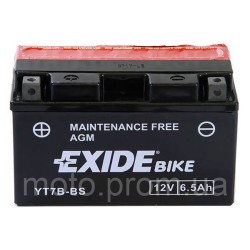 АКБ EXIDE ET7B-BS = YT7B-BS