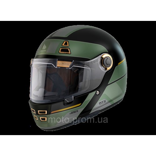 Мотошлем MT Jarama 68TH C1 Gloss Black XXL