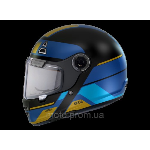 Мотошлем MT Jarama 68TH C7 Matt Blue S