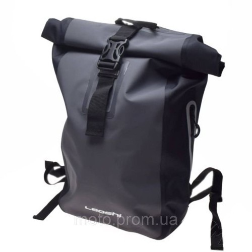 Моторюкзак Leoshi Black Grey 30Л водостійкий