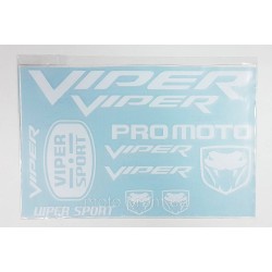 Наклейка лист Viper під оригінал біла Наклейка лист Viper під оригінал біла