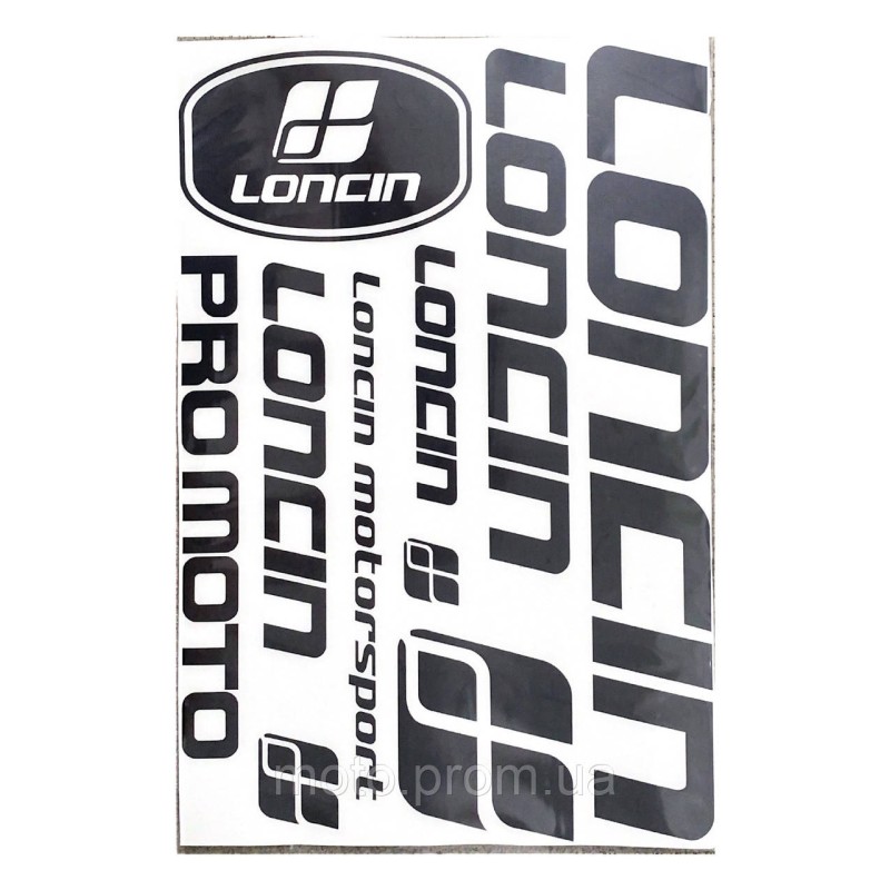 Наклейка лист Loncin під оригінал