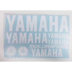 Наклейка лист Yamaha под оригинал біла Наклейка лист Yamaha под оригинал біла