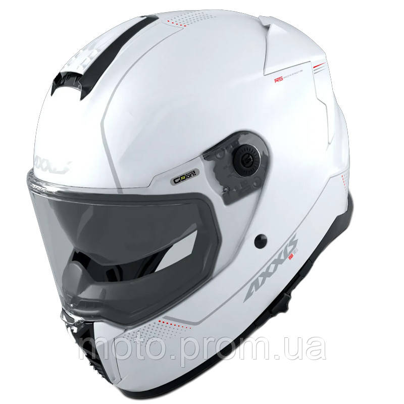 Мотошлем AXXIS HAWK SV Solid A0 Gloss White S