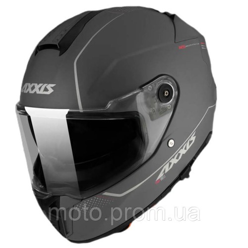 Мотошлем AXXIS HAWK SV Solid A2 Matt Titanium M