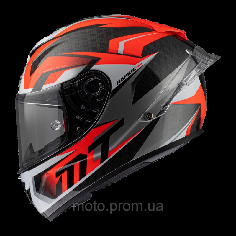 Мотошлем MT RAPIDE Pro Carbon FUGAZ A5 Gloss Red XL