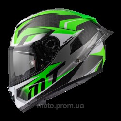 Мотошлем MT RAPIDE Pro Carbon FUGAZ A6 Gloss Green XL Мотошлем MT RAPIDE Pro Carbon FUGAZ A6 Gloss Green XL