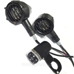 Мотоакустика з Bluethooth 2x20W, поворотами, габаритом, сигналом