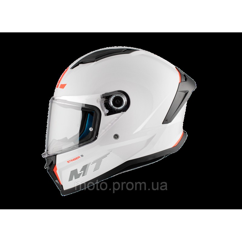 Мотошлем MT STINGER 2 A0 Solid Gloss White S