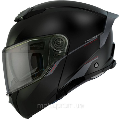 Мотошлем MT ATOM 2 SV Solid A1 Gloss Black XXL