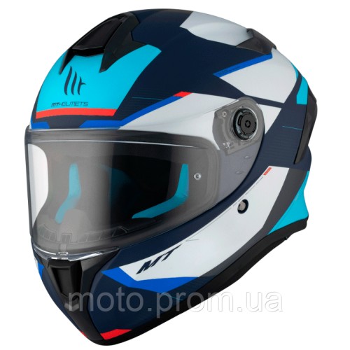 Мотошлем MT Targo S KAY C7 Matt Blue ECE2206 XS