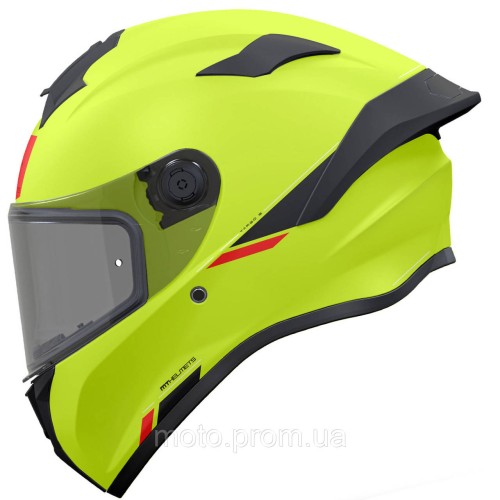 Мотошлем MT Targo S Solid A3 Matt Yellow ECE2206 XL