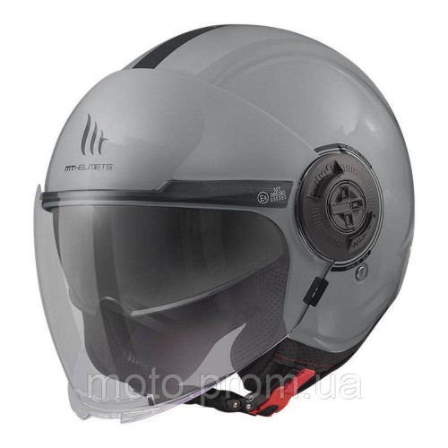 Мотошолом MT VIALE SV S Solid Gloss Grey L