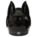Мотошолом кішка Nitrinos NEKO HNJ Gloss Black L-XL