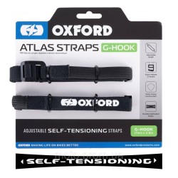 Oxford Atlas G-Hook 17mm x 2.0M Black (Pair) Oxford Atlas G-Hook 17mm x 2.0M Black (Pair)