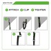 Oxford Atlas G-Hook 17mm x 2.0M Black (Pair)