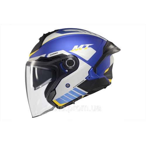 Мотошлем MT Cosmo SV Cruiser C7 Matt Blue L