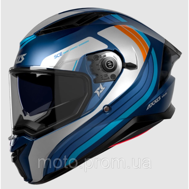 Мотошлем AXXIS PANTHER SV Tribute C7 Matt Blue XL