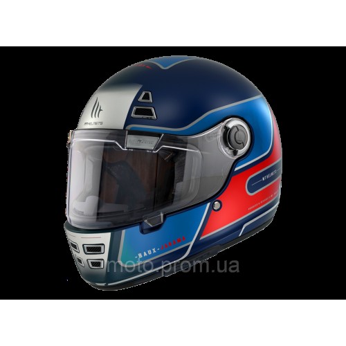 Мотошлем MT Jarama Baux D7 Matt Blue L