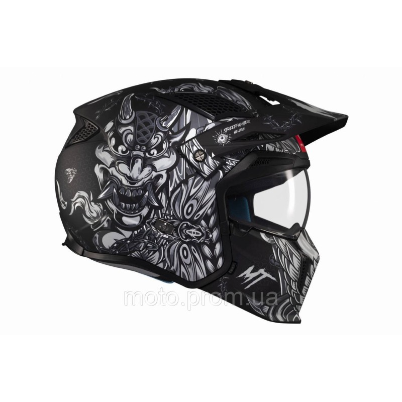 Мотошлем MT STREETFIGHTER SV Hellish B2 Matt M