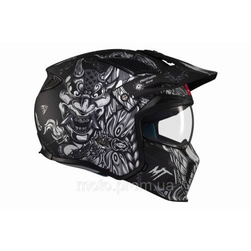 Мотошлем MT STREETFIGHTER SV Hellish B2 Matt XXL