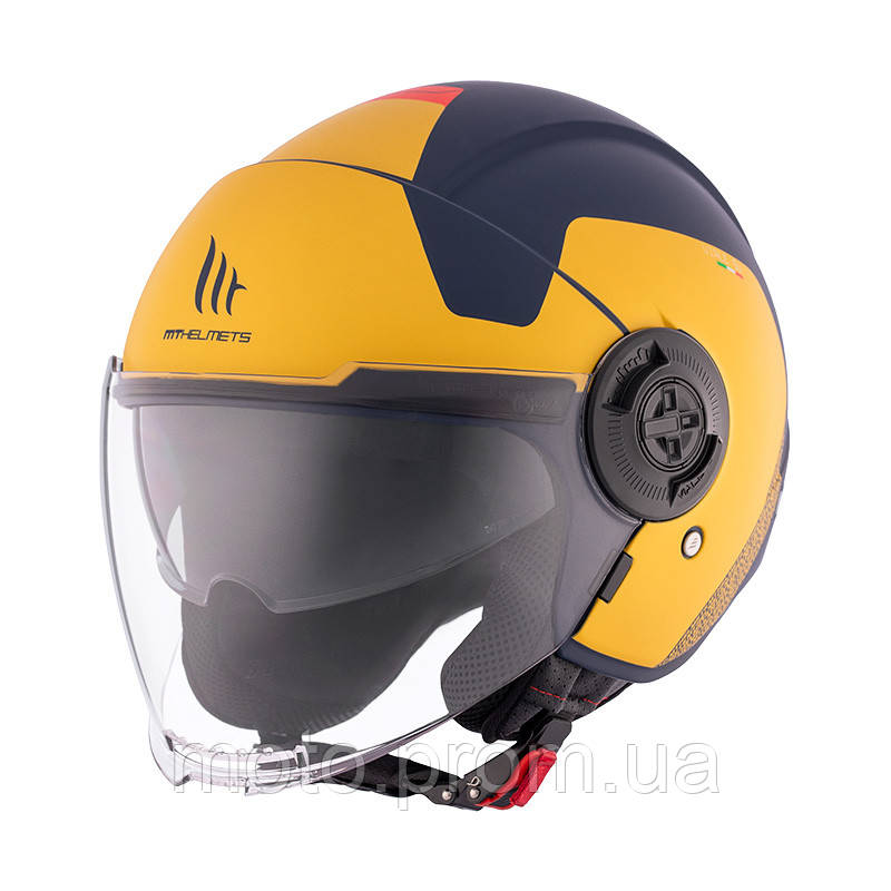 Мотошлем MT VIALE SV S Beta D3 Matt Yellow M