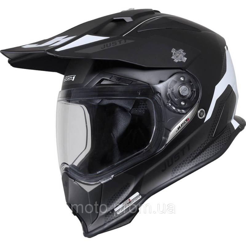 Мотошлем Just1 J14-F Elite White Black M
