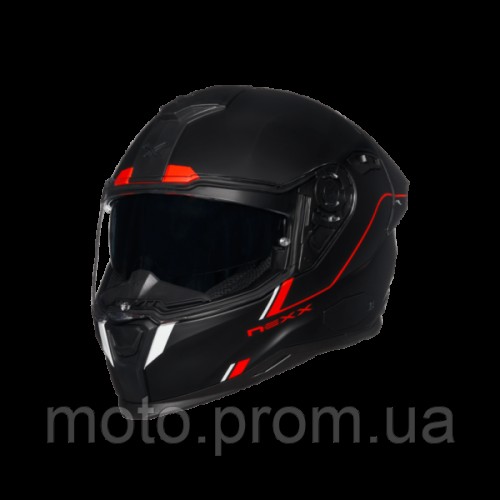 Мотошлем Nexx SX.100R FRENETIC RED.BLACK MT M