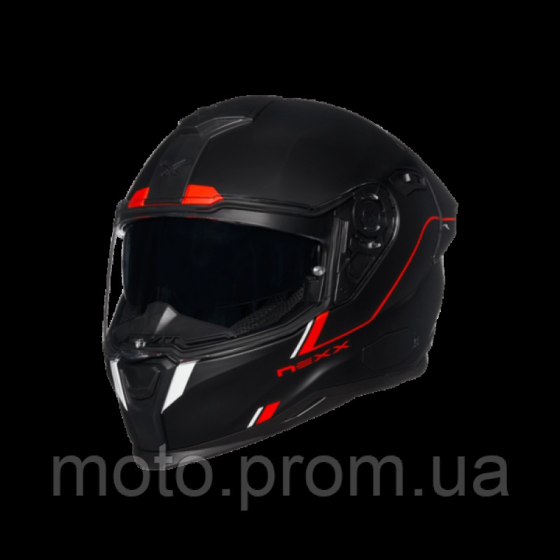 Мотошлем Nexx SX.100R FRENETIC RED.BLACK MT M