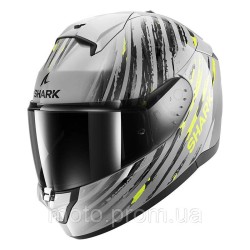 Мотошлем SHARK RIDILL 2 ASSYA silver grey yellow M Мотошлем SHARK RIDILL 2 ASSYA silver grey yellow M