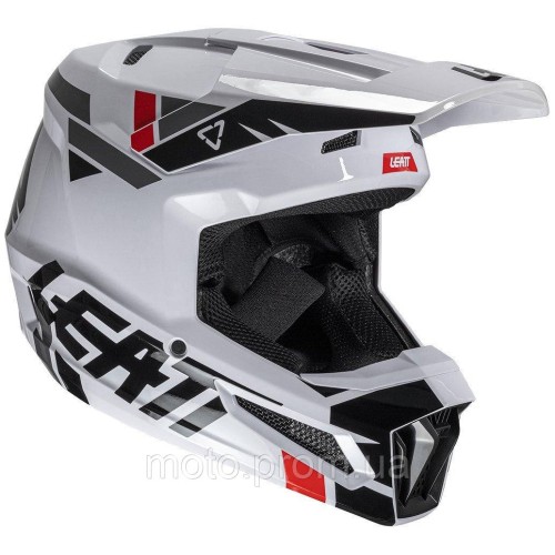 Мотошолом LEATT Moto 2.5 Helmet White, XXL