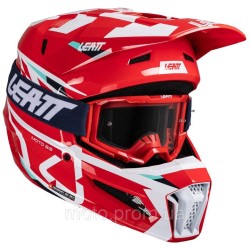 Мотошолом LEATT Moto 3.5 Helmet + Goggle Red, L