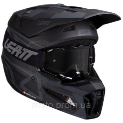 Мотошолом LEATT Moto 3.5 Helmet + Goggle Stealth, XS