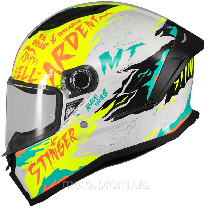 Мотошолом MT STINGER 2 Ardent A3 Gloss Yellow M