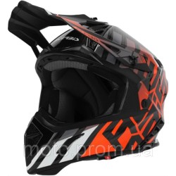 Мотошлем ACERBIS STEEL CARBON 2206 Black Orange Fluo M Мотошлем ACERBIS STEEL CARBON 2206 Black Orange Fluo M