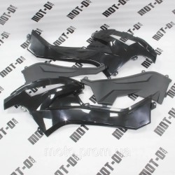 Пластик боковой центральный, (л+п), черный 650/800 ATV ODES