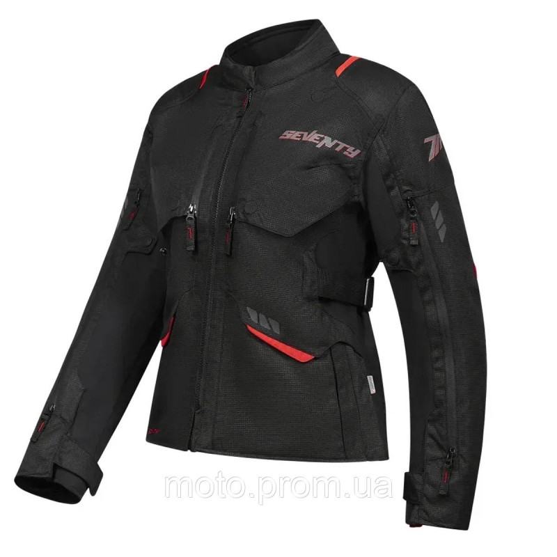 Мотокуртка Seventy JT69 Tanami LADY Black Red XS