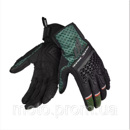 Моторукавички Seventy N60 TWO STROKE Black Green Red M