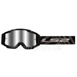 Маска кросова LS2 CHARGER PRO Black Mirror Lens Маска кросова LS2 CHARGER PRO Black Mirror Lens