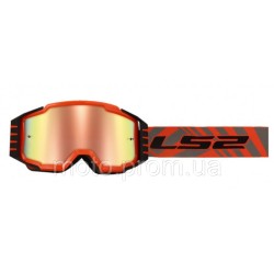 Маска кроссовая LS2 CHARGER PRO Orange Mirror Lens Маска кроссовая LS2 CHARGER PRO Orange Mirror Lens