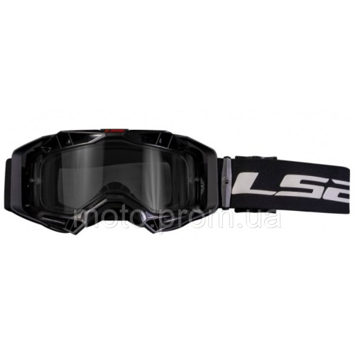 Маска кросова LS2 AURA Enduro Black +Pinlock