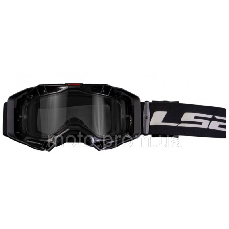 Маска кросова LS2 AURA Enduro Black +Pinlock