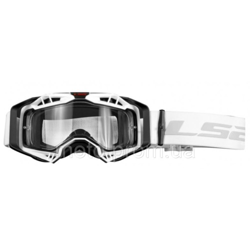 Маска кросова LS2 AURA Enduro White +Pinlock