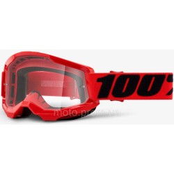 Окуляри 100% STRATA 2 Red - Clear Lens, Clear Lens Окуляри 100% STRATA 2 Red - Clear Lens, Clear Lens