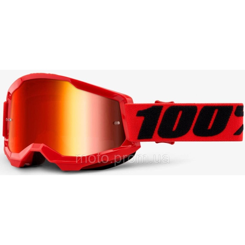 Окуляри 100% STRATA 2 Red - Mirror Red Lens, Mirror Lens