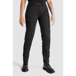 Мотоджинси одношарові PandoMoto LADY MILA Cargo Black W29-L32 Мотоджинси одношарові PandoMoto LADY MILA Cargo Black W29-L32